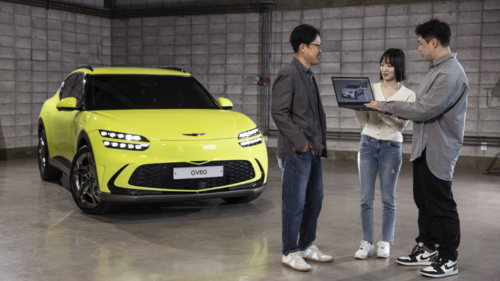 대화 중인 현대디지털디자인팀