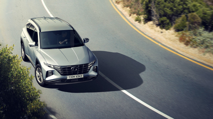 투싼 하이브리드 버드아이뷰