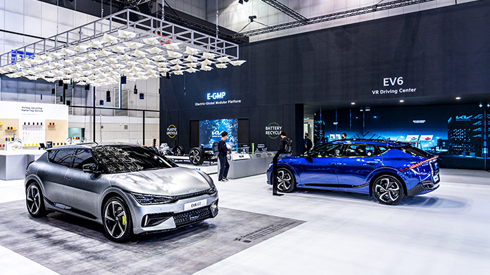 기아 부스 전경