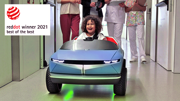 red dot winner 2021 best of best를 수상한 리틀빅 이모션 영상 화면