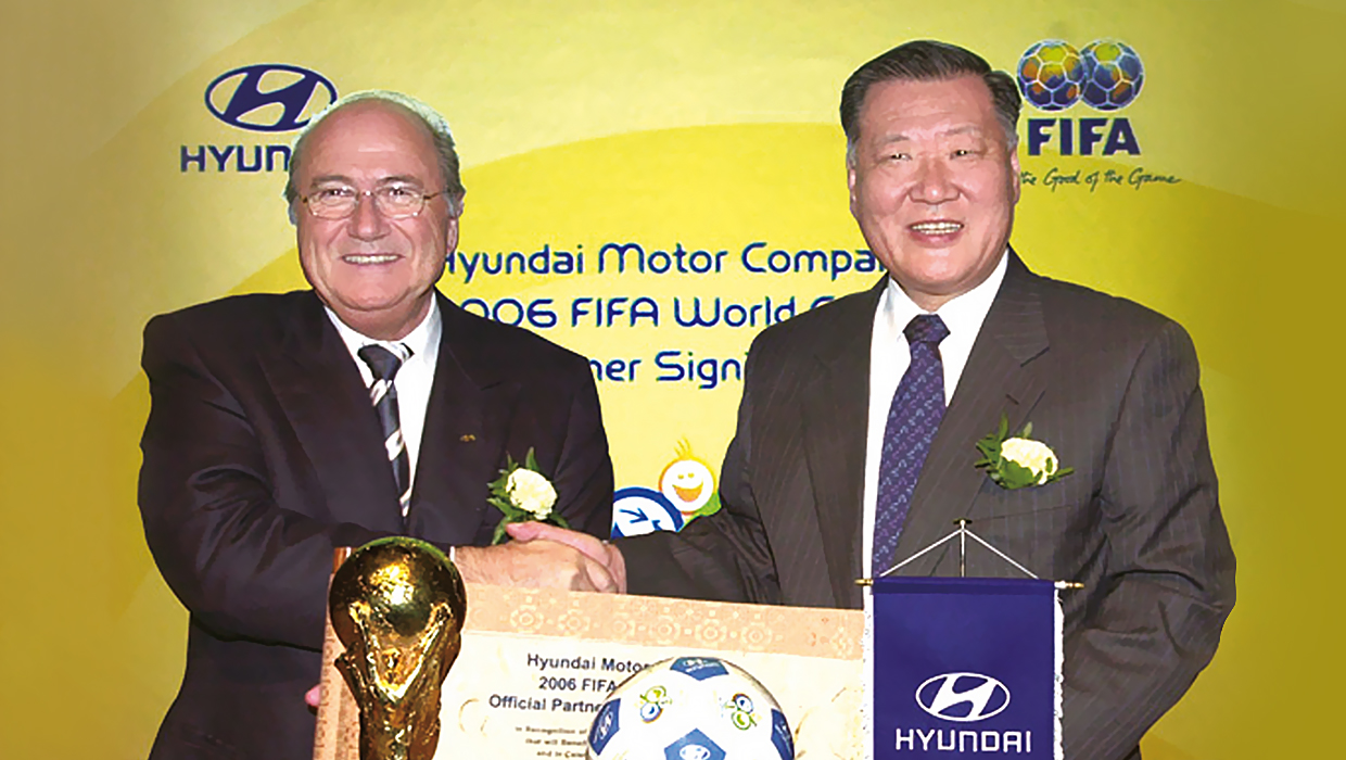 2006 Germany World Cup official sponsorship signing ceremony