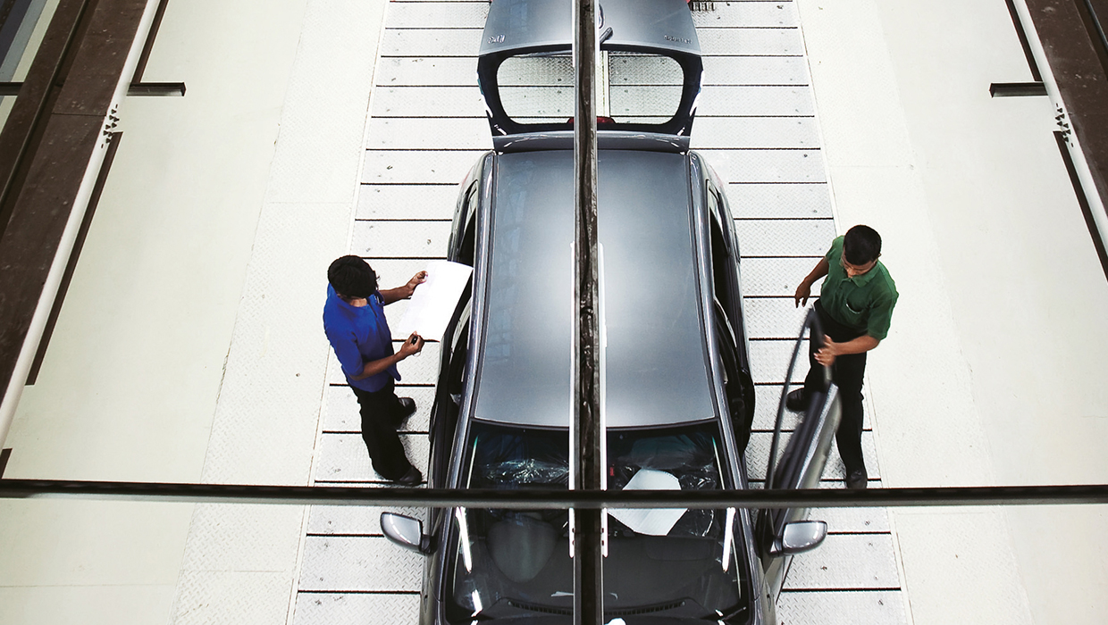 Hyundai Motor India factory inspection process