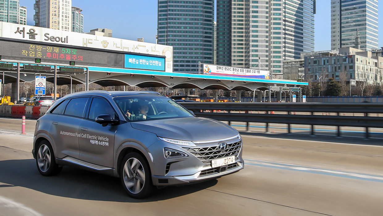 Seoul-Pyeongchang 190km highway autonomous driving
