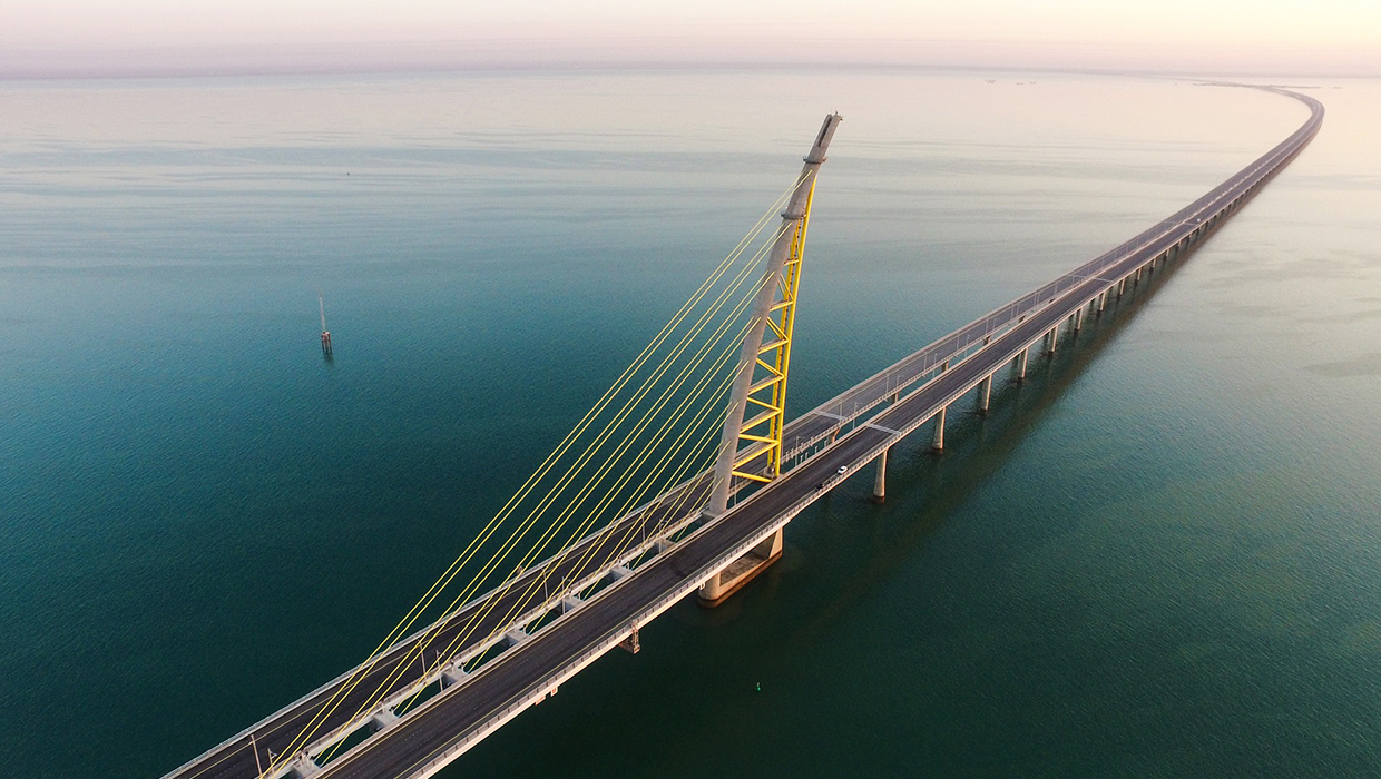 Kuwait Jaber Causeway Maritime Bridge