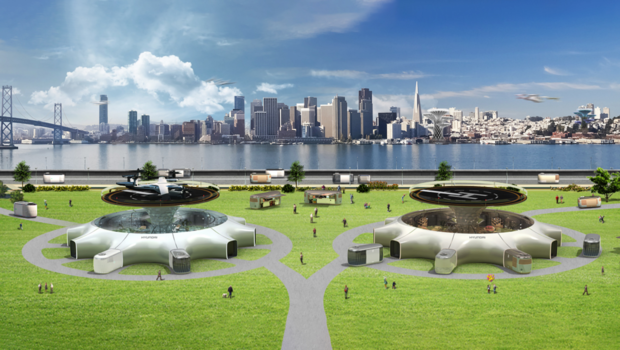 현대자동차가 CES 2020에서 공개한 인간 중심의 역동적 미래도시