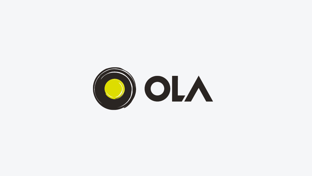 Logo of 'OLA', an Indian global mobility solution company
