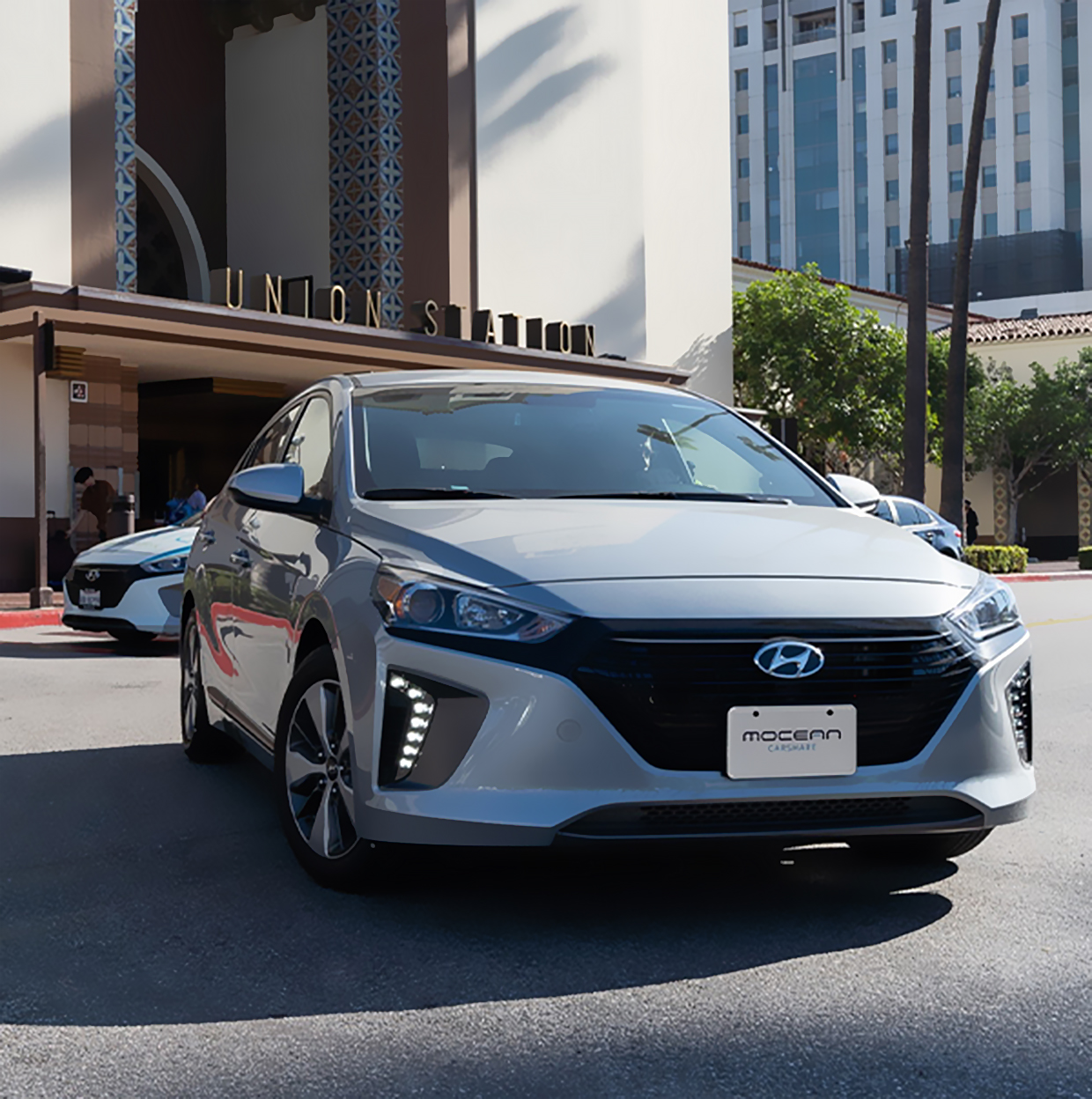 카셰어링 서비스로 대여 후 반납된 차