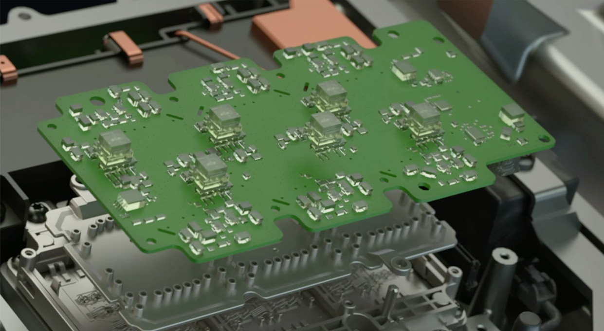 SiC Power Semiconductor mounted on E-GMP