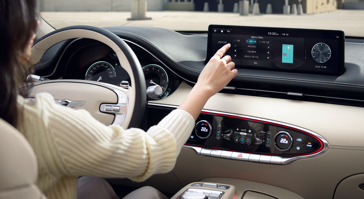 Paying with car pay
