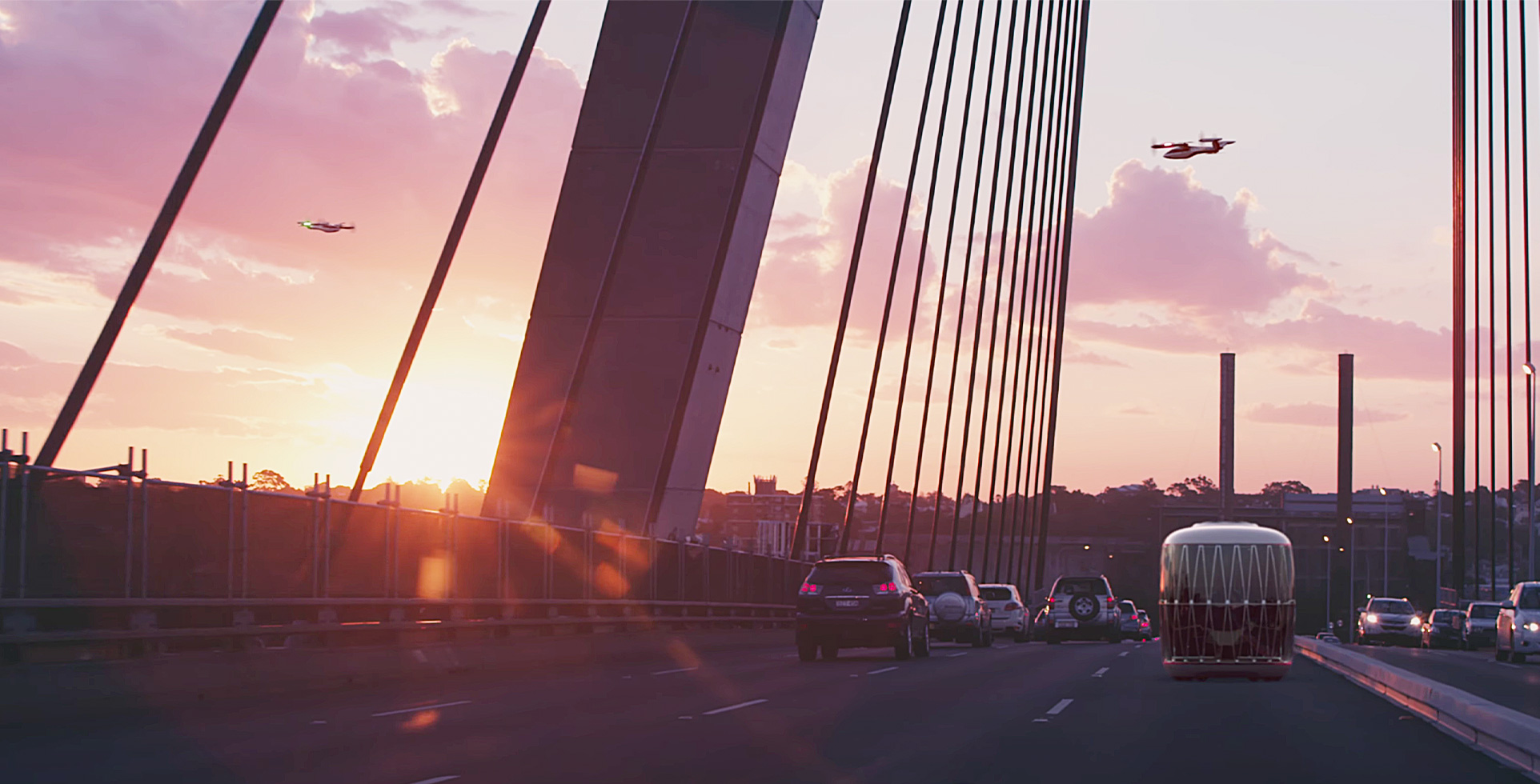 도심 도로 위의 PBV 모습