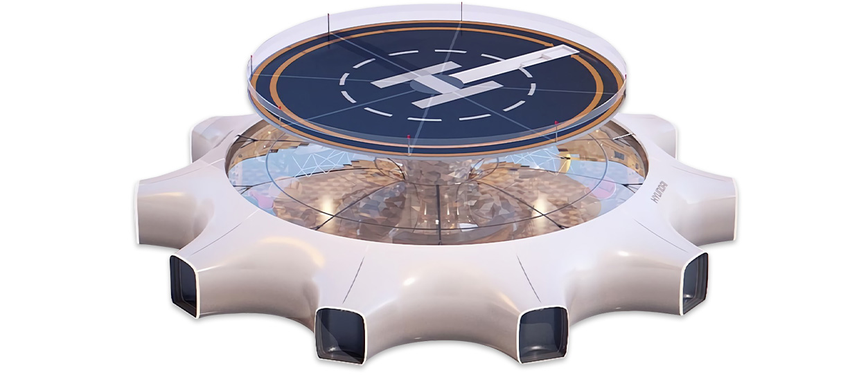 Hub의 하이 앵글뷰