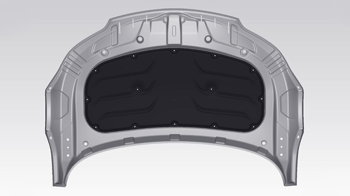 Genesis GV60 hood inner panel
