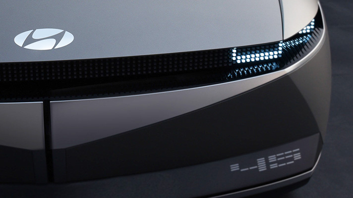 IONIQ 5 headlamp close-up