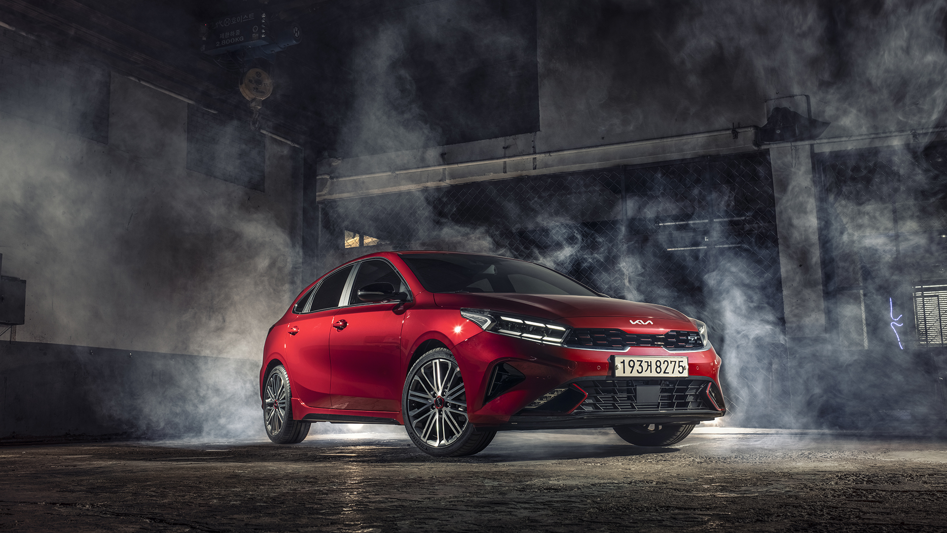 The studio pictorial that shows the presence of Kia K3 GT