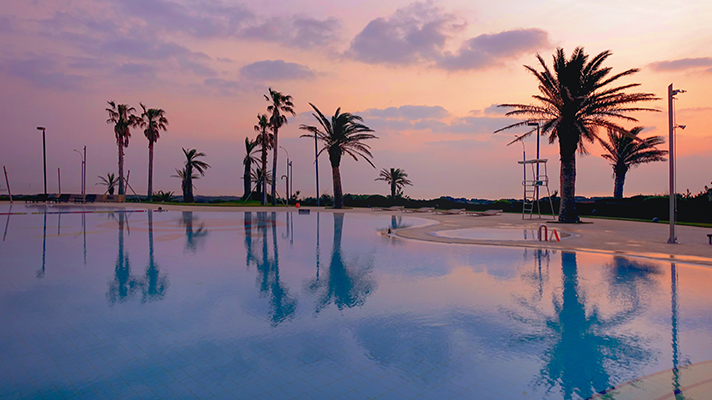 The view of Haevichi Hotel & Resort Winter Garden Swimming Pool