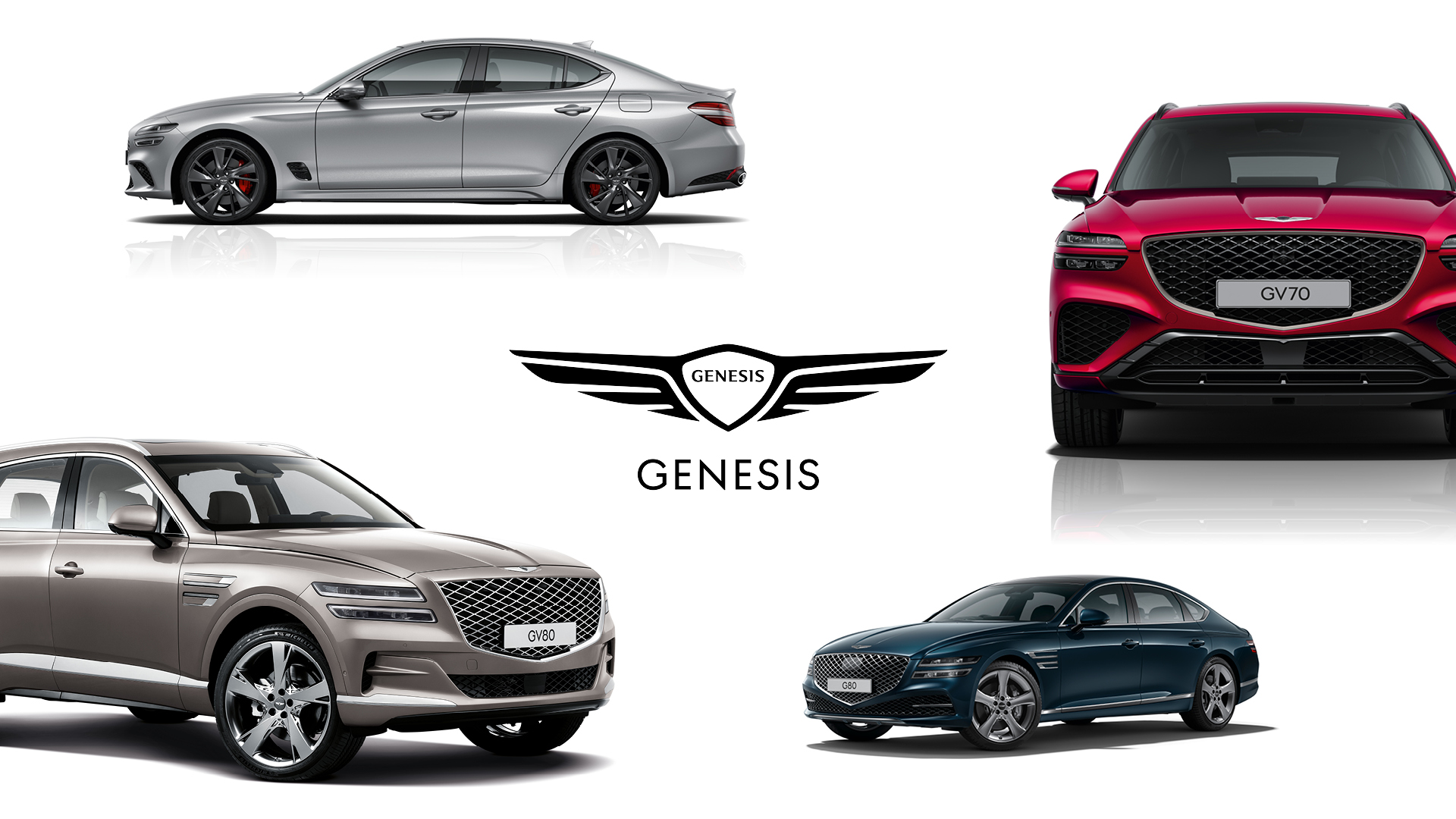 2021 제네시스 글로벌 수상 모델들