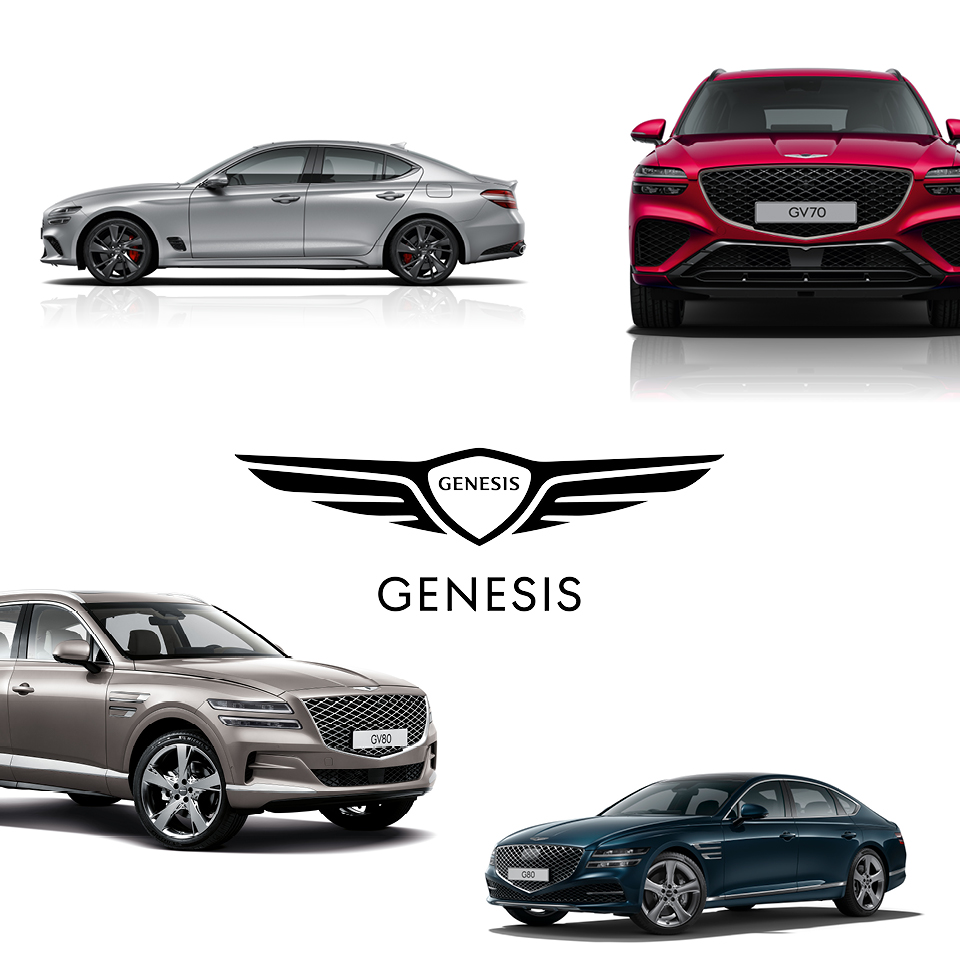 2021 제네시스 글로벌 수상 모델들