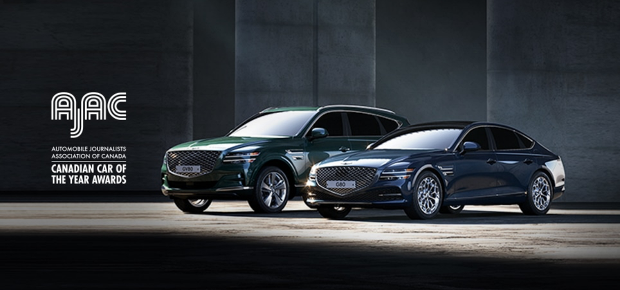 2021 캐나다 올해의 차 제네시스 G80와 GV80