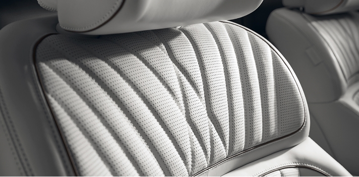 A two-seater VIP seat using the finest brown leather