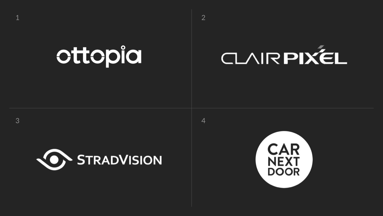 Ottopia, Clairpixel, StradVision, CarNextDoor logo