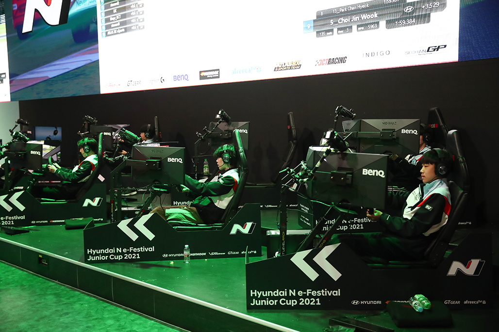 현대 N e-페스티벌 주니어컵 대회 현장