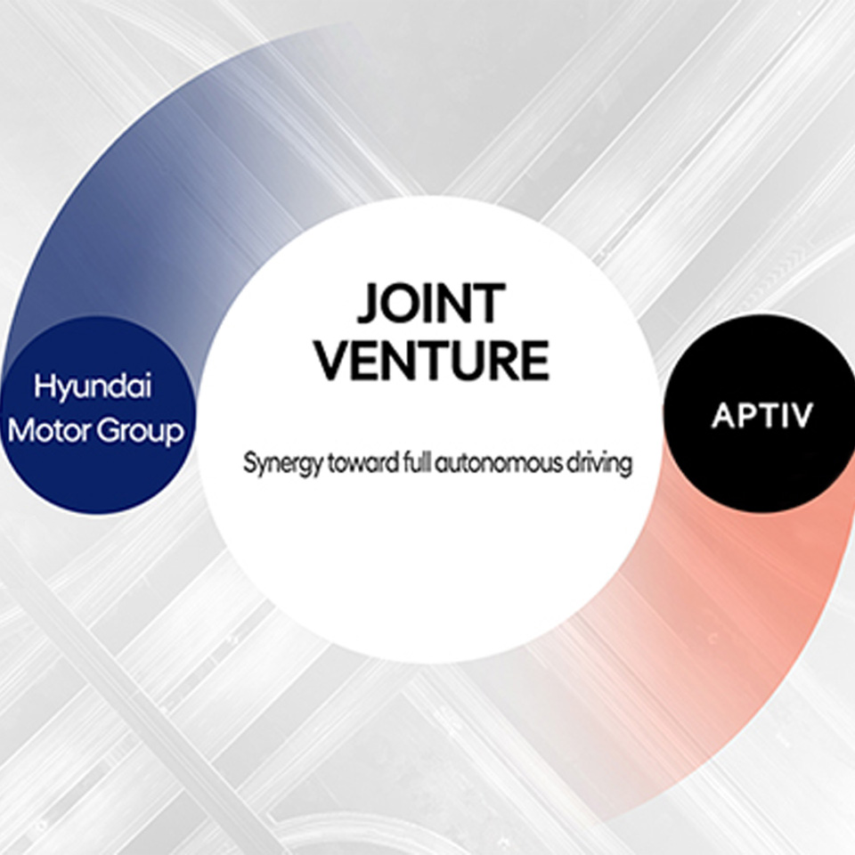 Hyundai Motor Group and Aptiv to Form Autonomous Driving Joint Venture