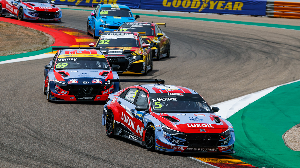 2021 WTCR 3차전 주행 장면