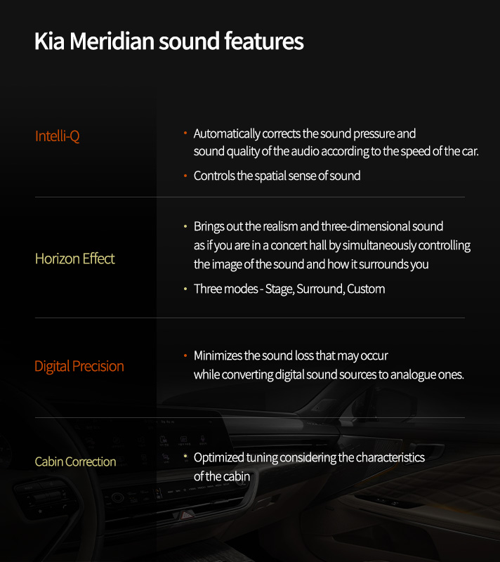 Meridian Audio System Special Features