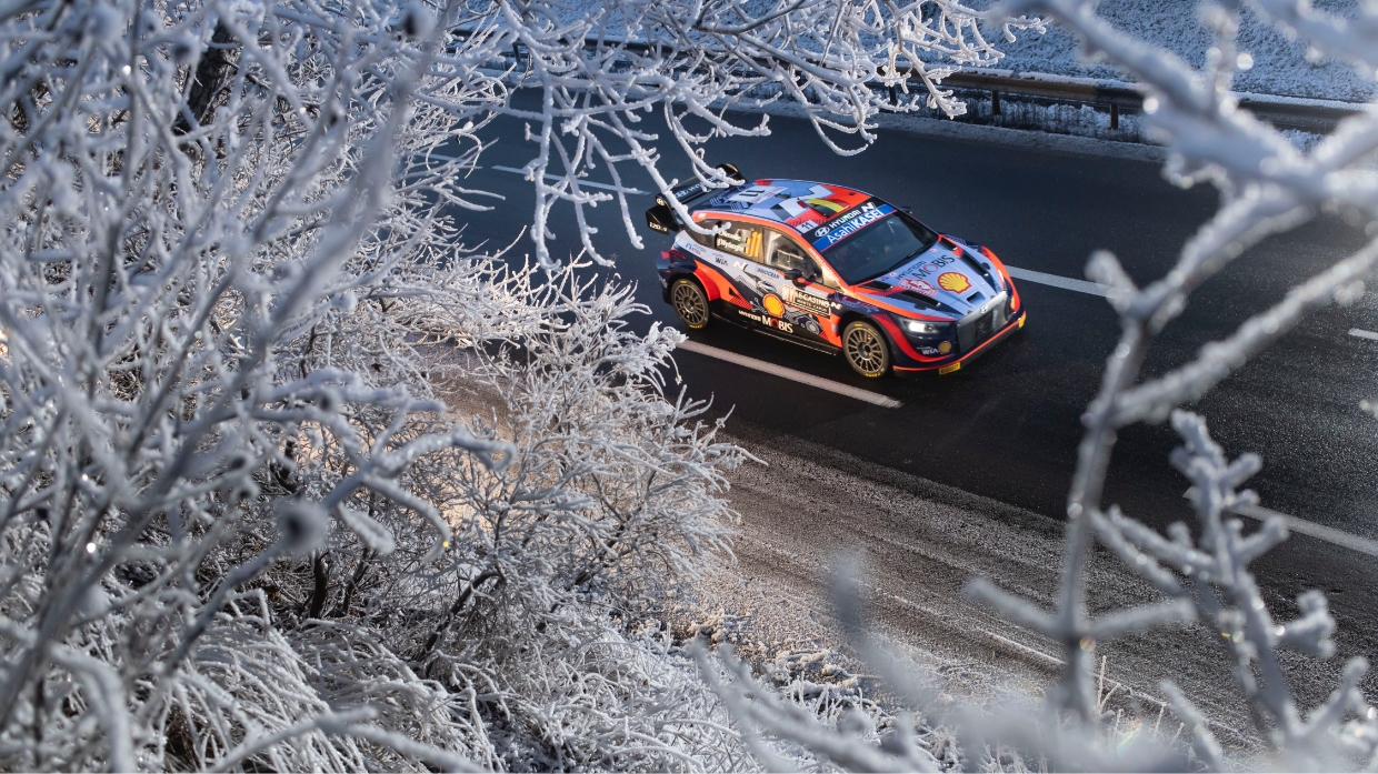 Hyundai i20 N WRC Rally 1 is running on thin ice