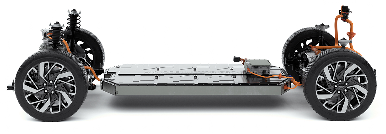 EV6의 밑바탕이 된 E-GMP의 모습