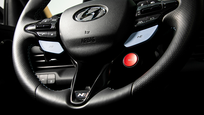 Avante N steering wheel