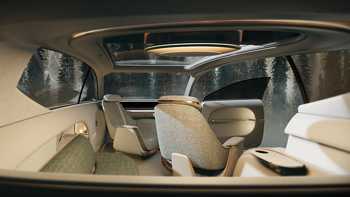 현대자동차 아이오닉 7 콘셉트의 실내 모습
