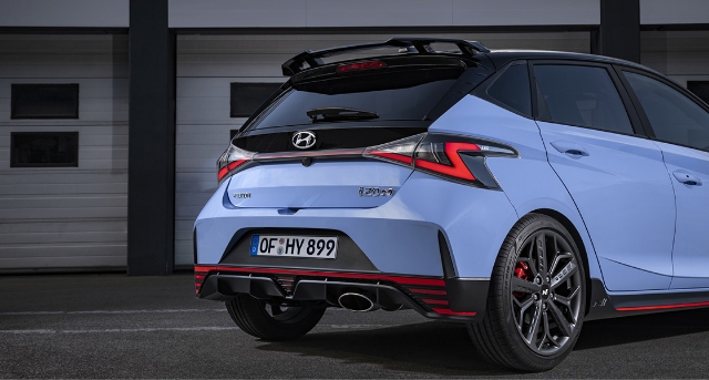현대차 i20 N 뒷모습
