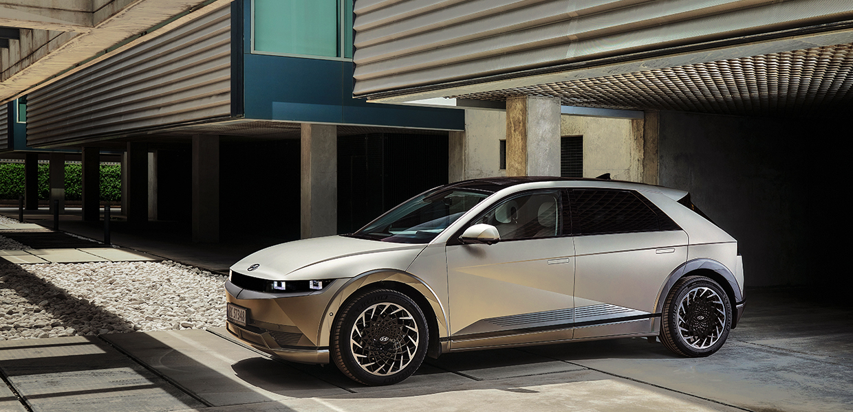 현대차 아이오닉 5의 옆모습