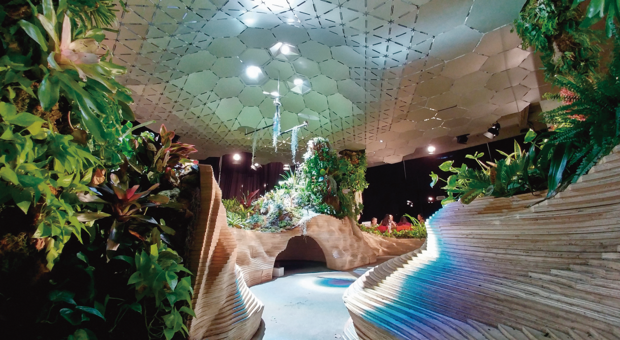 미국 맨해튼 지하공원 로라인 파크 랩의 전경