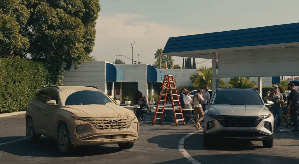 특별 광고 영상 ‘카 워시’의 제작 현장