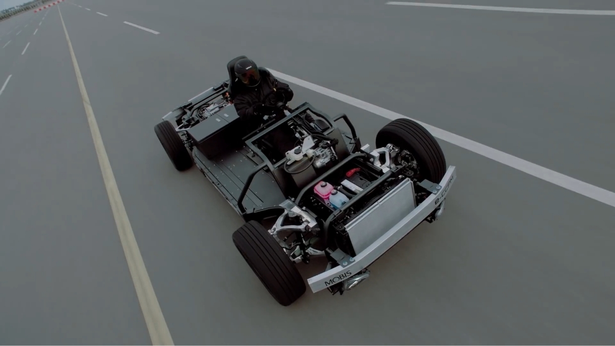 테스트 주행 중인 e-CCPM