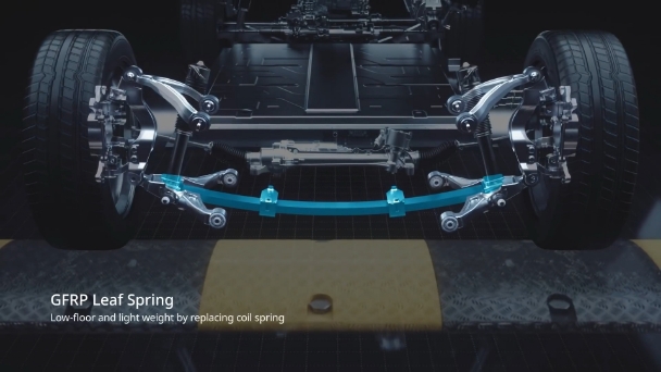 유리 섬유 강화 플라스틱 소재의 리프 스프링