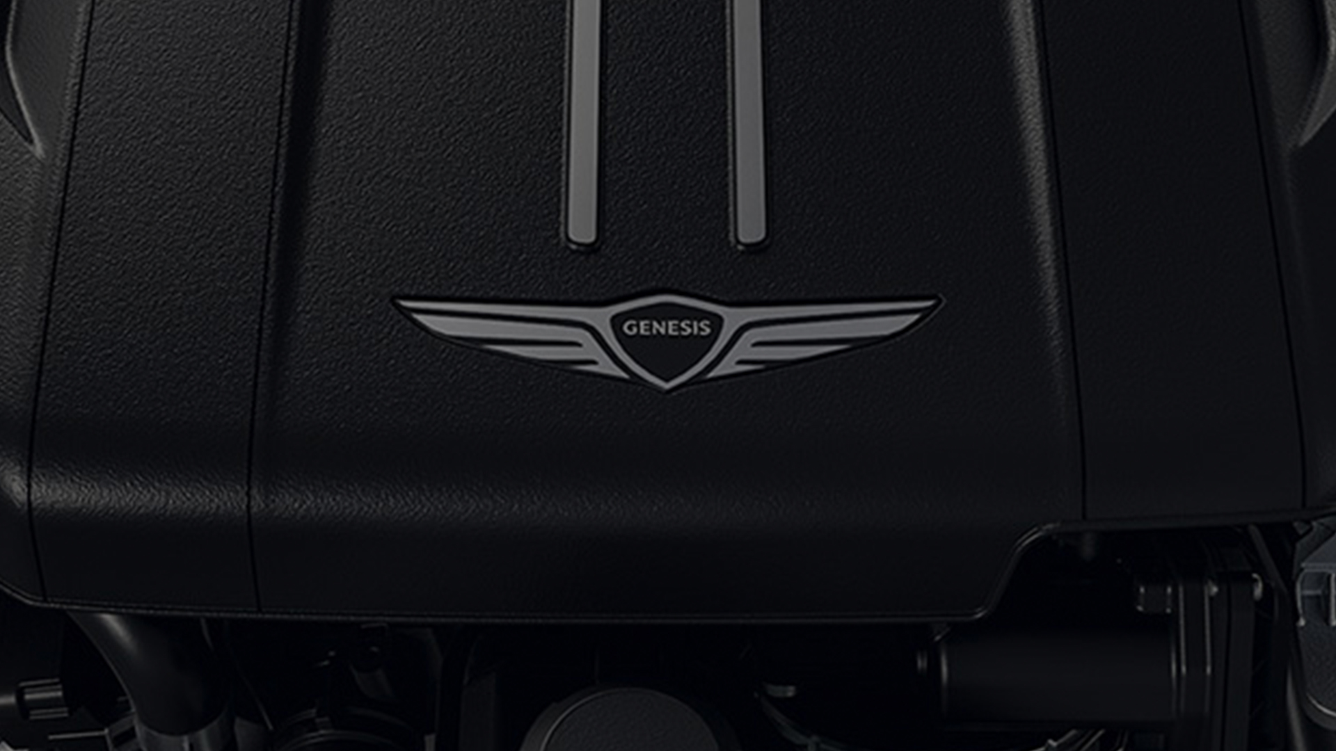 3.5터보 슈퍼차저 일렉트릭 엔진 커버 모습