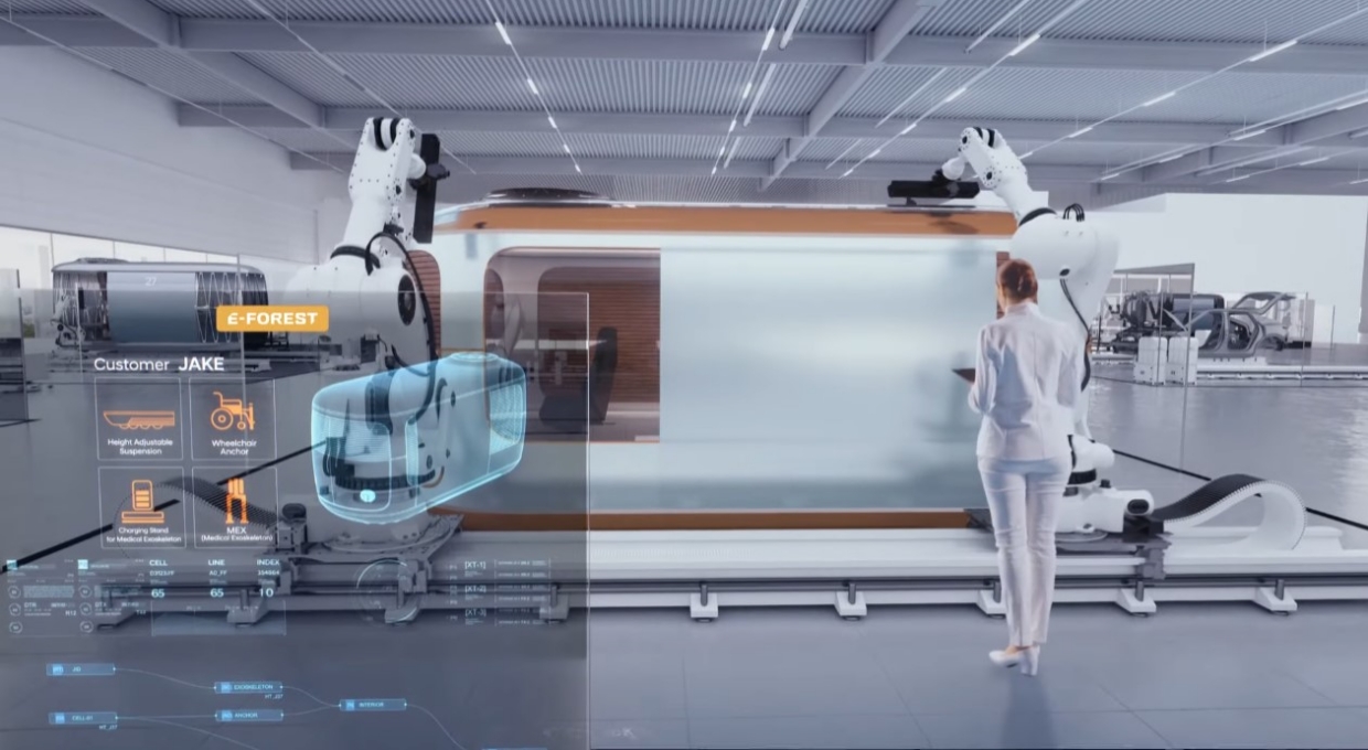 스마트 팩토리 가상의 모습