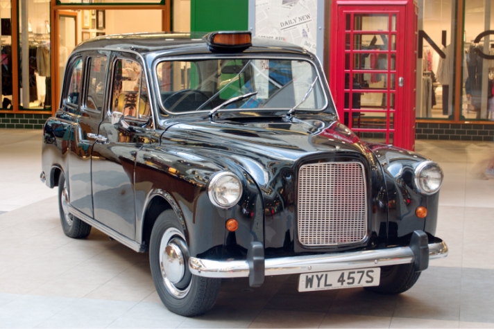 British black cab taxis