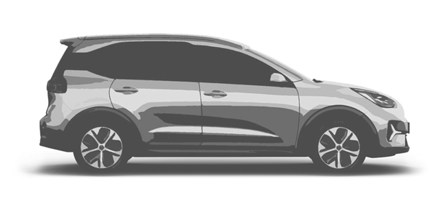 Kia Niro Plus side view
