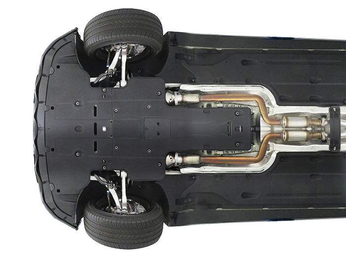 제네시스 G80의 언더커버 일부