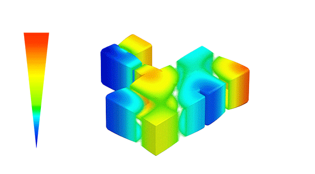 현대건설이 층간소음 저감을 위해 사용하고 있는 프로그램의 작동 모습