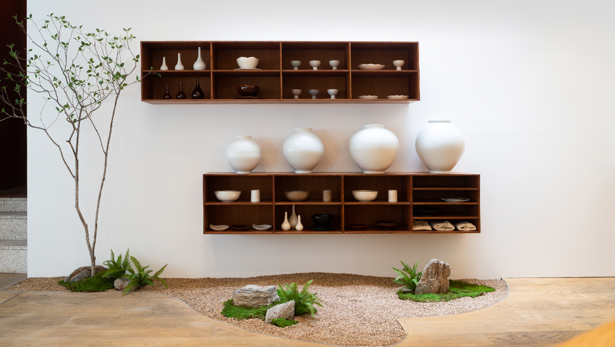 하우스 B에 마련된 젠 스타일 다이닝 룸 공간