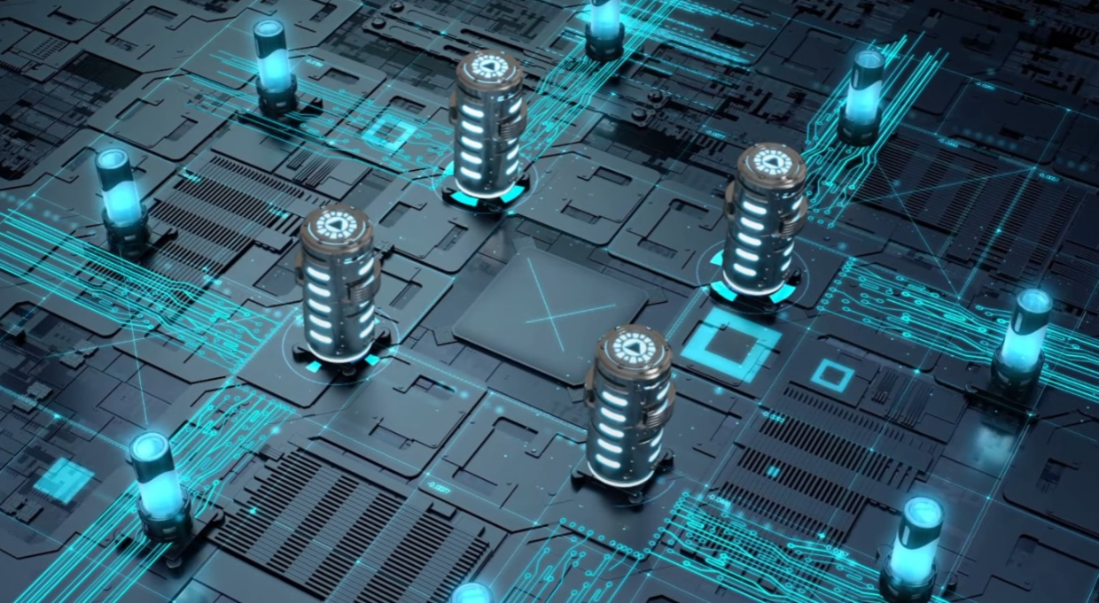 초소형모듈원자로 핵심 기술을 표현하는 일러스트