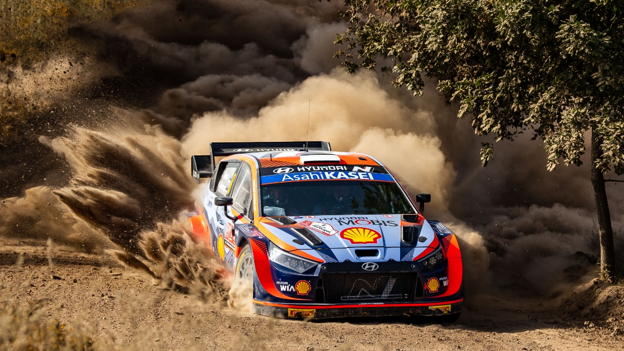 i20 WRC 랠리카의 주행 모습