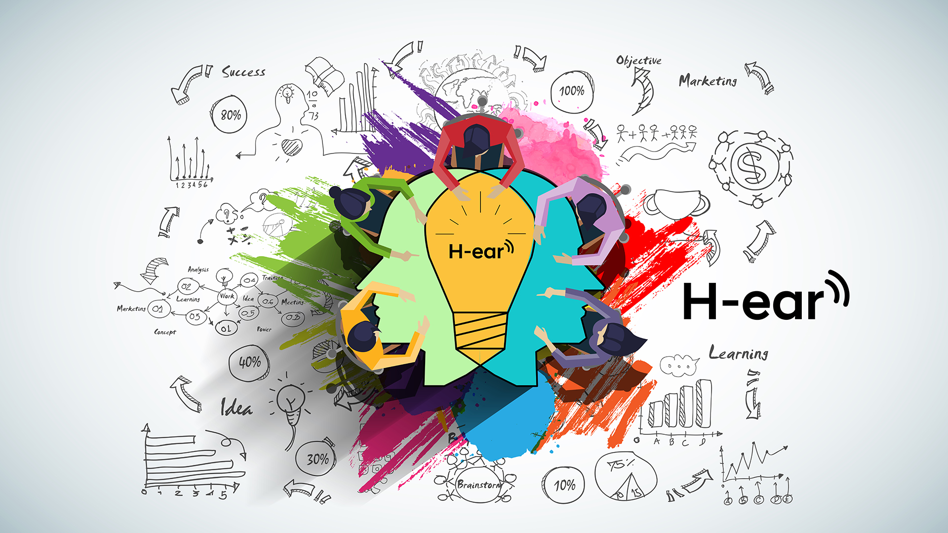 현대자동차의 고객 소통 서비스 Hear 브랜드 이미지