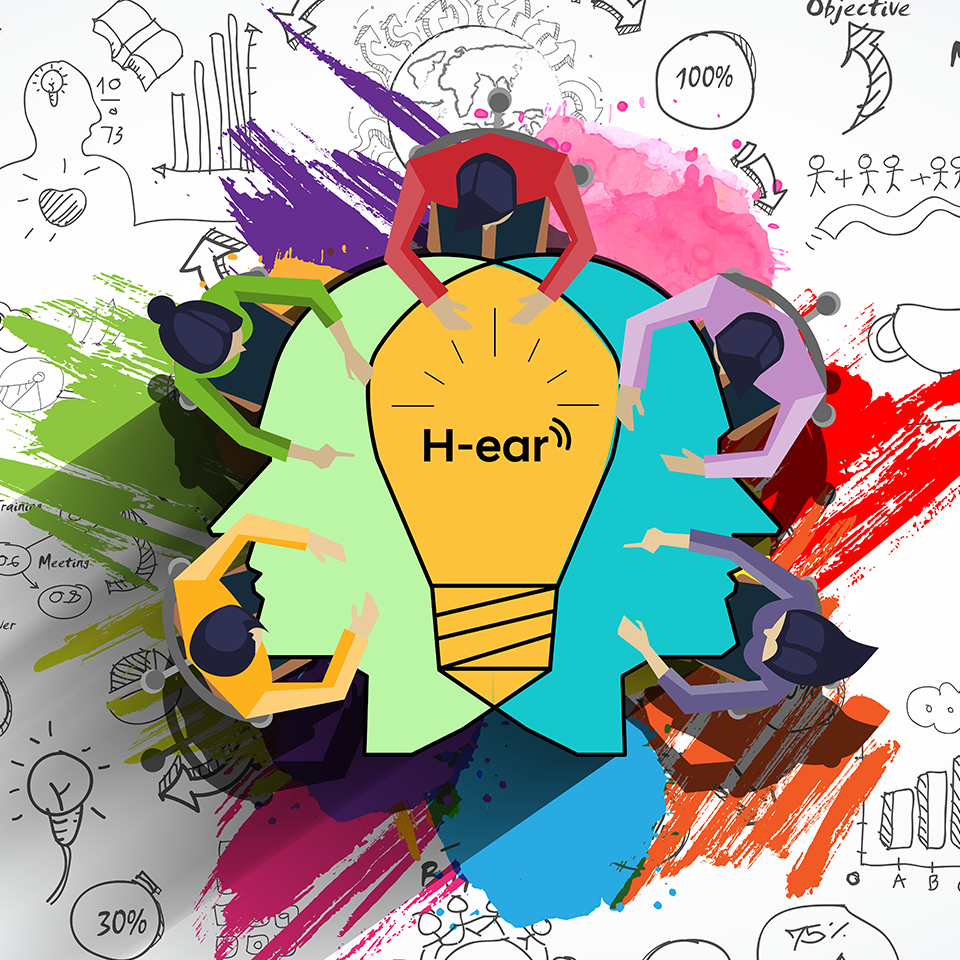 현대자동차의 고객 소통 서비스 Hear 브랜드 이미지