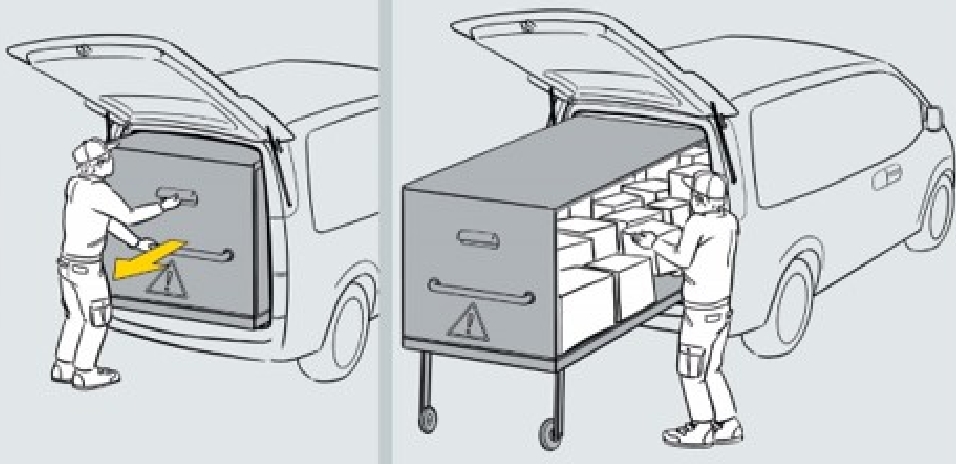 적재함 크기에 딱 맞게 설계한 슬라이딩 화물 박스 아이디어 예시